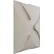 Ekena Millwork 11 7/8in. W x 11 7/8in. H Austin EnduraWall Decorative 3D Wall Panel Covers 0.98 Sq. Ft. WP12X12AUGBW - alternate 4